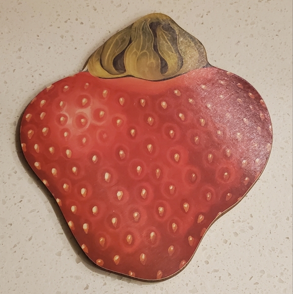Wilscombe Other - Vintage Wilscombe Strawberry Melamine, 11" Cutting Board,Made in England, EUC